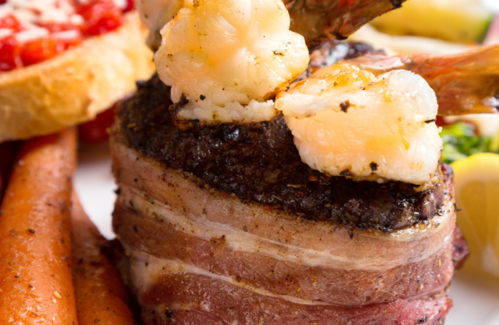 Jumbo Shrimp and Filet Mignon Steak