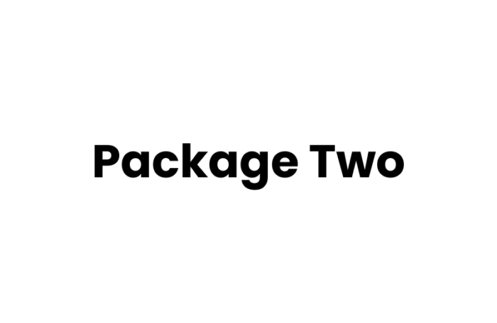 Package Two ($32.95 Per Person)