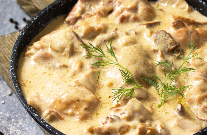 Chicken and Mushrooms