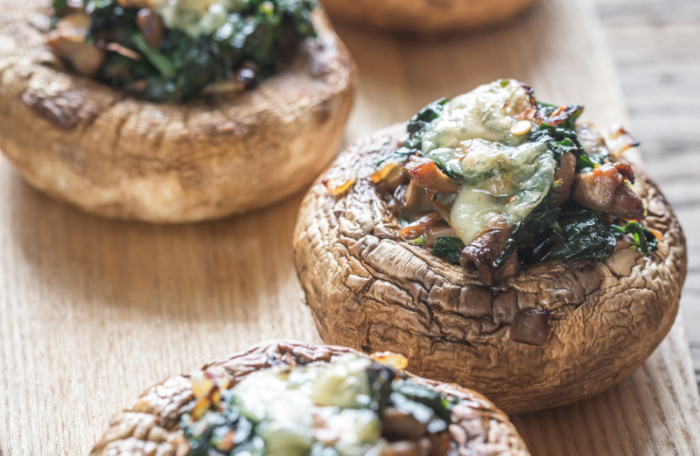 Stuffed Green Pepper (Mushrooms or Spinach)