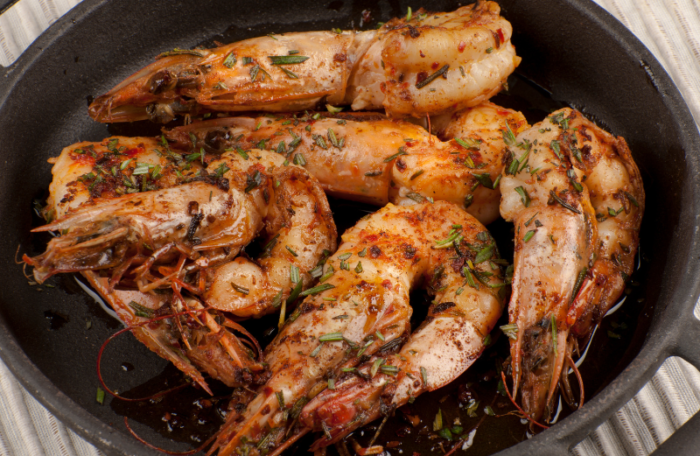 Charbroiled Jumbo Shrimp Salad