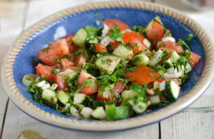 Chopped Cucumber Salad
