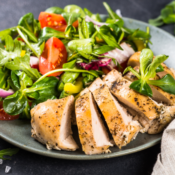 Chicken Breast Kabob Salad